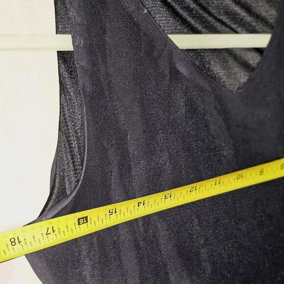 Body Central Black Floral Chiffon Sleeveless Irregular Mini Dress Medium Sexy - Picture 6 of 9